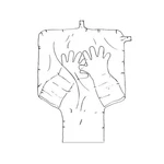 Glas-col 108D X-17-17HG Glove Bag 60AG29. Fixed Price $97.13.