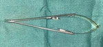 Scanlan 7007-452 Jacobson Micro Scissors, Angled, Fine Blades, Sharp Tips. Fixed Price $50.00.