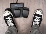 Kinesis Savant ELITE2 FP30A Triple Usb Foot Pedal Wired Black Used. Fixed Price $95.00.