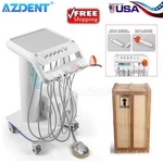 Portable Dental Delivery Mobile Unit Cart System Suction Air Compressor 4HOLE. Fixed Price $1019.15.
