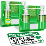 (2) Magula 17OZ*2 Portable Eye Washs Station Osha-approved,bpa Free Wall-mounted. Fixed Price $30.00.