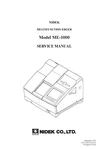 Santinelli Nidek Me 1000 Technical Service Manual. Fixed Price $150.00.