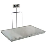 Detecto Stainless Steel Floor Dialysis Scale Handrail 1000LB X 0.2LB 72" 48". Fixed Price $9217.88.
