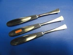 Jarit 285-375 Cushing Wide Sharp Elevators, 1/2", Convex Edge 11988. Fixed Price $45.49.