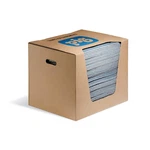Pig Super Absorbent Pads In Dispenser Box 50 Oil Spill Mats 15 19 Perf. Fixed Price $120.74.
