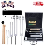 4PCS Tuning Fork Medical Sound Healing SET(128HZ, Om 136.1HZ, Mi 528HZ, 4096HZ). Fixed Price $74.12.