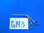 G143 Codman 53-1291 Cushing 2MMX10MM Cupped Jaw Curved Rongeur 5" Length. Fixed Price $50.00.
