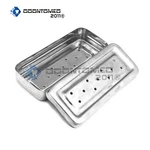 New Instruments Box Perforated Stainless Steel 17X3X7 Cm Surgical. Fixed Price $16.70.
