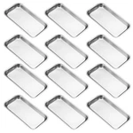 12 Pcs 8.86 X 4.7 Inch Small Surgical Tray, Stainless Steel Medical With.... Fixed Price $37.22.