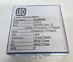 Leo Lattice Electro Optics 108-0002 Rev.d Crystal Quartz 355NM Amplitude. Fixed Price $89.78.