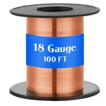 Therwen 18 Copper Wire For Gauge, 100FT, As Pictures Show. Fixed Price $45.99.