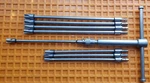 Zimmer Surgical Orthopedic Miller Medullary Reamers Set Of 9 Pcs With T-handle. Fixed Price $499.00.