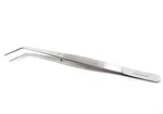 Lab Tweezers High Precision Forceps, 6" (15.2 Cm), Fine Angled, Silver. Fixed Price $10.99.