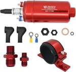 Universal External Inline Fuel Pump Kit With Mounting Red Bracket. Fixed Price $76.27.