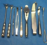 Lot Of 9, Jarit Surgical Retractors, Stainless Steel,. Fixed Price $330.00.