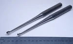 2X Kmedic #KM46-556 #KM46-557 Brun Bone Curette 9" Size #3 #4 Stainless Surgical. Fixed Price $57.60.