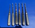 Set Of 6 Storz Weiner Antrum Rasps, 7 3/4''. Fixed Price $179.00.