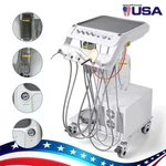 Sandent Portable Dental Delivery Unit With Air Compressor Syringe Suction 4HOLE. Fixed Price $1646.93.