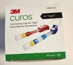 3M Curos Disinfecting Cap For Tego Connectors 270/BX, CTG1-270. Fixed Price $39.99.