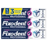 Fixodent Professional Ultimate Denture Adhesive Cream, 1.8 Oz, 3 Pack. Fixed Price $41.94.