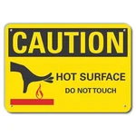 Lyle LCU3-0147-RA 14X10 Caution Sign, H, W, Aluminum, Horizontal. Fixed Price $13.59.