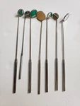 Lot Of V. Mueller Laryngeal Mirrors With Handle RH4700-006. Fixed Price $166.66.