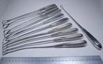 11X Uterine Curette V. Mueller Weck Stainless Steel Surgical. Fixed Price $198.00.