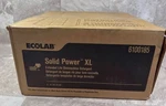 Ecolab Solid Power Xl Dishwasher Machine Detergent - 9 Lbs, Pack Of 4. Fixed Price $299.00.