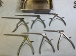 Lot Of 6 Codman Sklar Kerrison Laminectomy Rongeurs W/ Tray. Fixed Price $410.00.