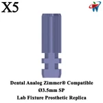 5X Dental Analog Zimmer Compatible 3.5MM Sp Lab Fixture Prosthetic Replica. Fixed Price $35.00.