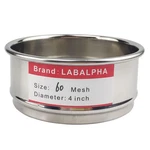 Labalpha 60 Mesh Laboratory Sieve, 4" Diameter, 304 Stainless Steel. Fixed Price $28.35.
