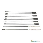 Aesculap Bakes Dilators And Scoops Set Of 11. Fixed Price $450.00.