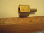 B-4-TA-7-4, Swagelok 1/4" Tube X Fnpt Adapter; Brass. Fixed Price $7.00.