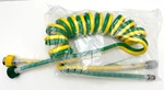 Maxtec R129P01 Dual 10' Coiled Hose 10FT Air/oxygen Yellow/green Maxblend. Fixed Price $49.97.