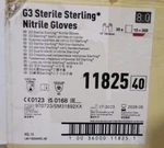 300 Pairs Kimtech 11825 G3 Sterile Sterling Nitrile Gloves, Size 8.0, New S3. Fixed Price $300.00.