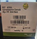 Oasis 4036A Hydrodissection Cannula, 25G 7/8", 8MM Bend (box Of 10). Fixed Price $40.00.
