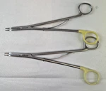 Pair Of Pilling Weck 137081 Horizon Open Ligating Curved Small 8" Clip Appliers. Fixed Price $50.00.
