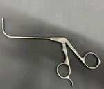 Richard Wolf Double Spoon Forceps, Horizontal Opening, Curved 100 8211.195. Fixed Price $150.00.