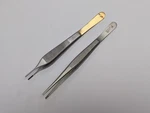 Pcs. Jarit 122-502 Carb Bite Adson Forceps & Aesculap BD701R (used).. Fixed Price $57.00.