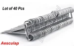 Aesculap BH135R Lot Of 40 Hemostatic Crile Curved Forceps Serrated 5.5". Fixed Price $259.00.