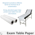Medical Exam Table Paper Premium White Smooth Thick -21 In 225 Ft To -12 Rolls. Fixed Price $72.88.
