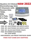 New 2026 Roscoe Medical Quattro 2.5 Professional Electrotherapy Device DQ8450. Fixed Price $635.00.