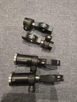Newport LH1/9834 Holders X4 Two With Mounted Lenses & Pedestal Bases Sas. Fixed Price $179.85.