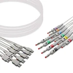 10-LEAD Ecg Cable Ge 4MM Banana Aha Reusable EKL-MQS10-B-A. Fixed Price $205.92.