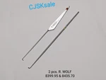 2 Pcs. R. Wolf 8399.95 & 8435.70 (used).. Fixed Price $47.00.