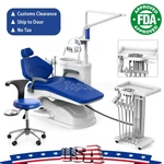 Tuojian Dental Unit Chair Computer Controlled Dc Motor Hard Leather+stool Fda. Fixed Price $3255.12.