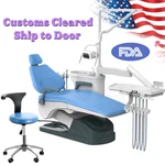 Dental Unit Chair Computer Controlled Dc Motor Hard Leather Dentist Stool Fda. Fixed Price $2299.00.