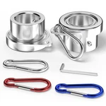 Zmtech 2 Pack Flag Pole Rings, 360 Rotating Anti-wrap Metal-silver. Fixed Price $26.68.