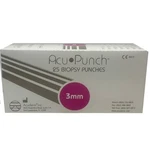 *25-PIECES* Acuderm Acu-punch Biopsy 3MM Punches Sterile P325. Fixed Price $84.99.