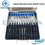 Microdiscectomy Curette Instrument Set With Case - Codman Karlin Type. Fixed Price $369.99.